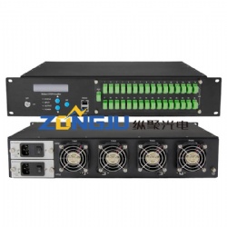 High Power Multi-port EYDFA Fiber Optical Amplifier 32 Ports