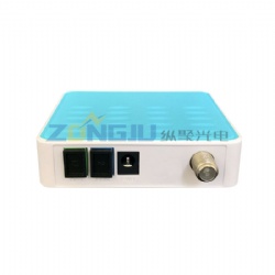 FTTH 1G Plastic Case Optical Receiver Build-in WDM